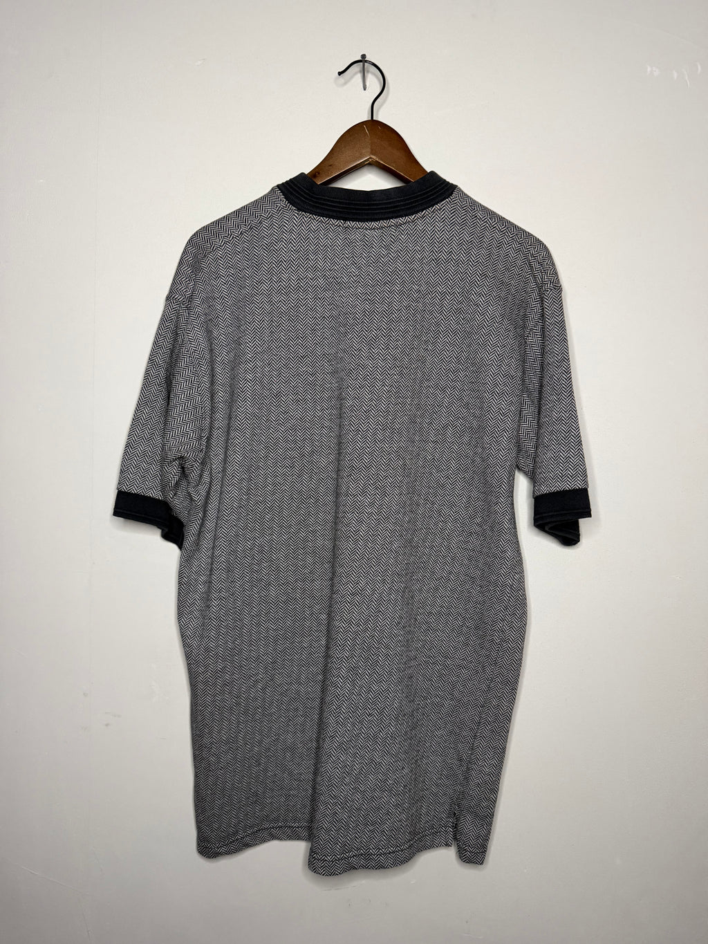 Pebble Beach houndstooth polo (L)