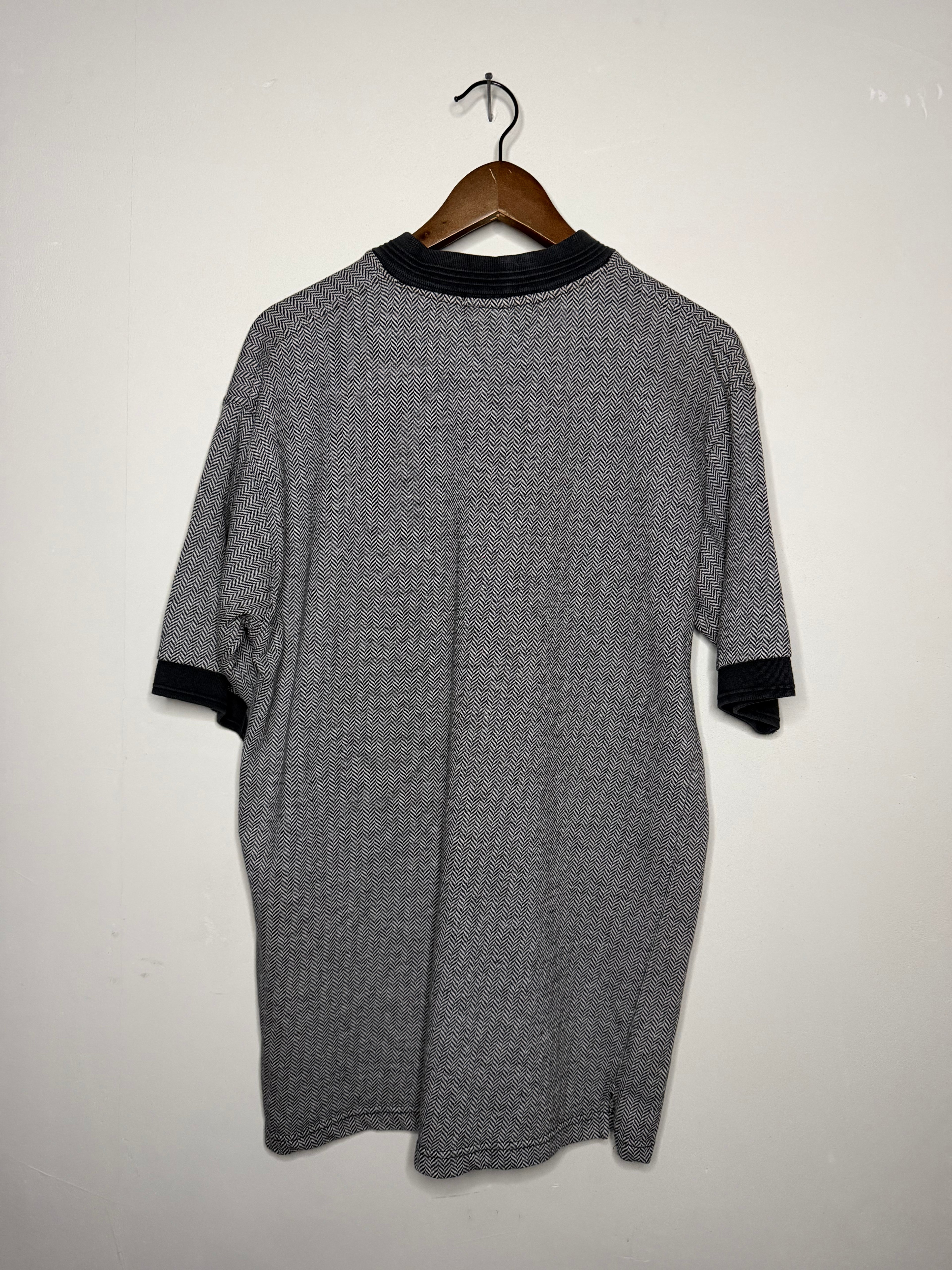 Pebble Beach houndstooth polo (L)