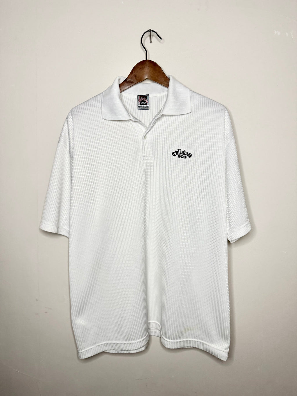 Callaway Golf polo — white (L)