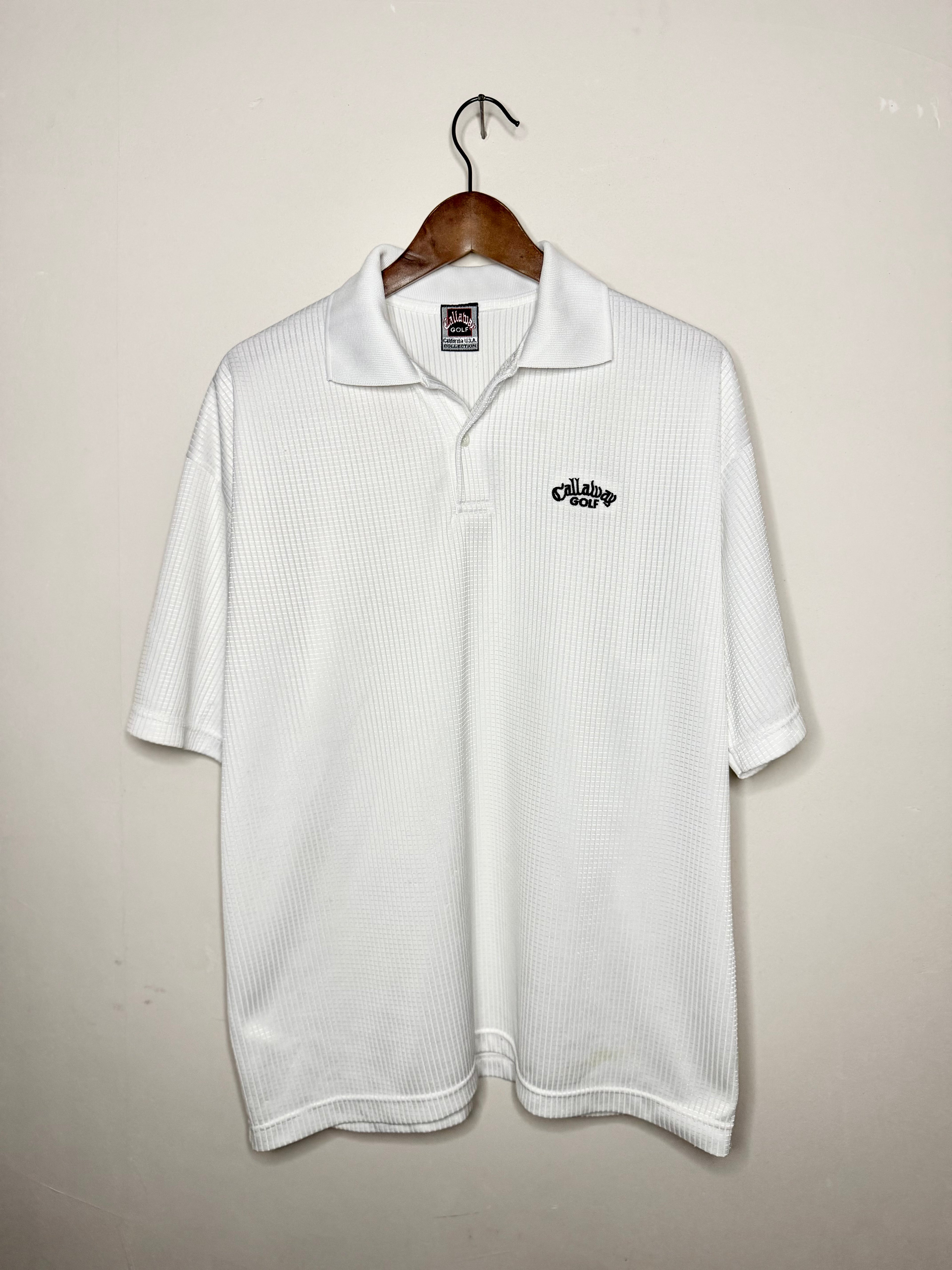 Callaway Golf polo — white (L)
