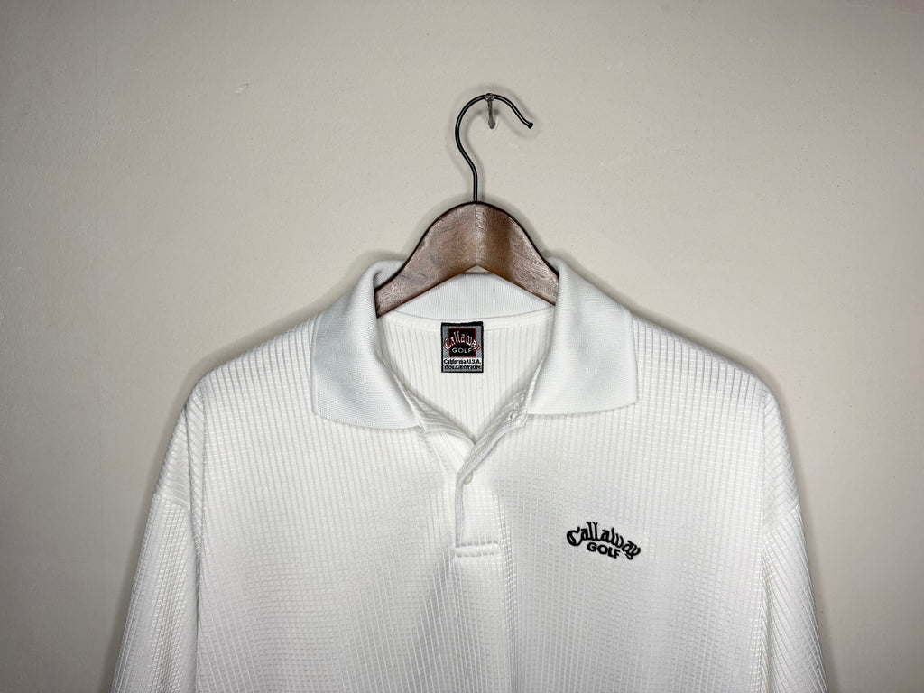 Callaway Golf polo — white (L)