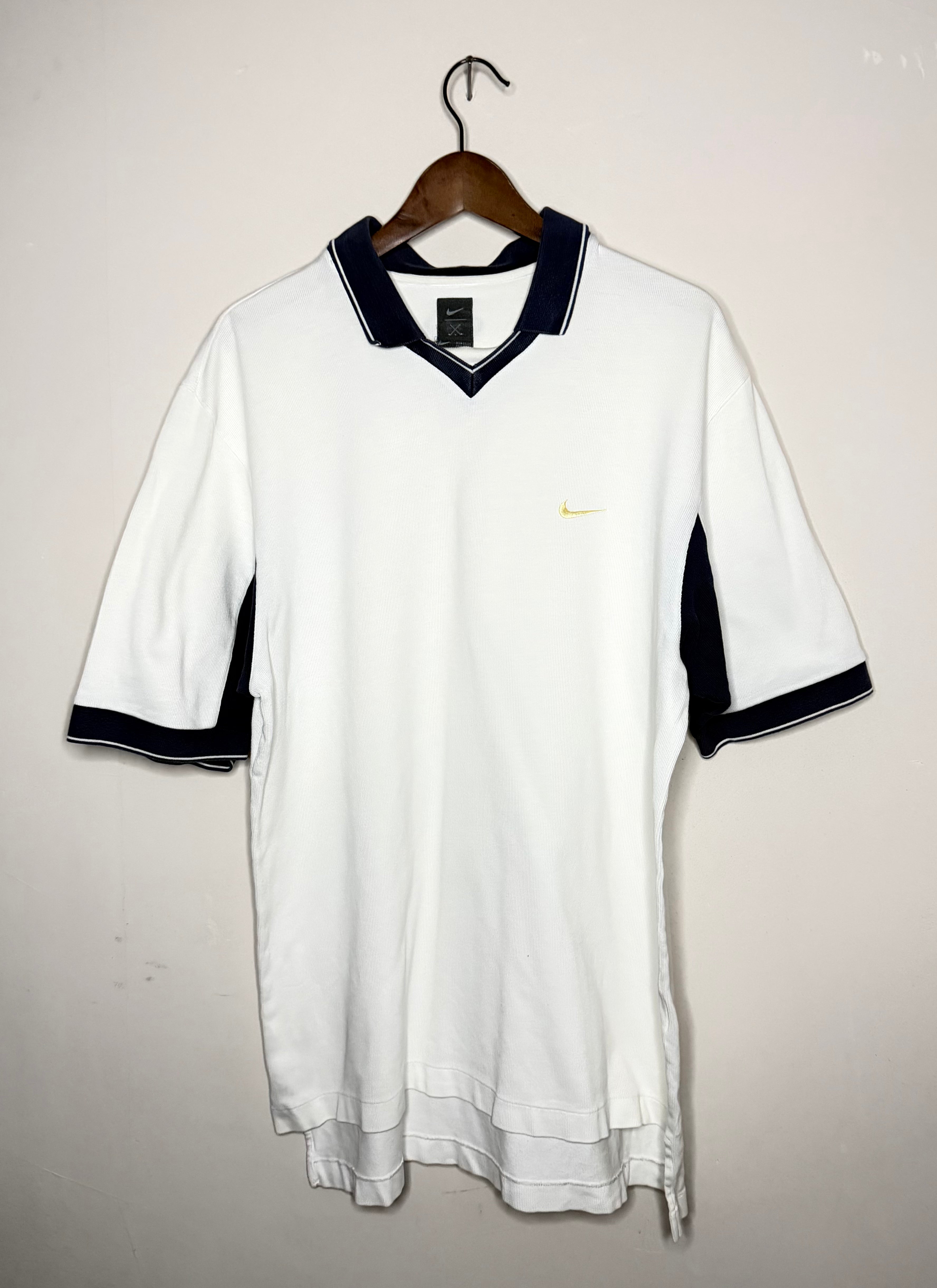Nike ying yang polo — white/blue (XXL)
