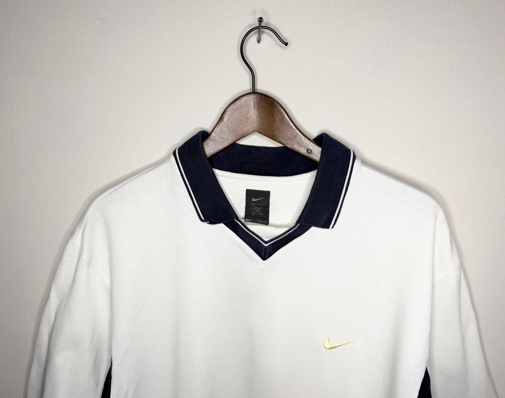 Nike ying yang polo — white/blue (XXL)