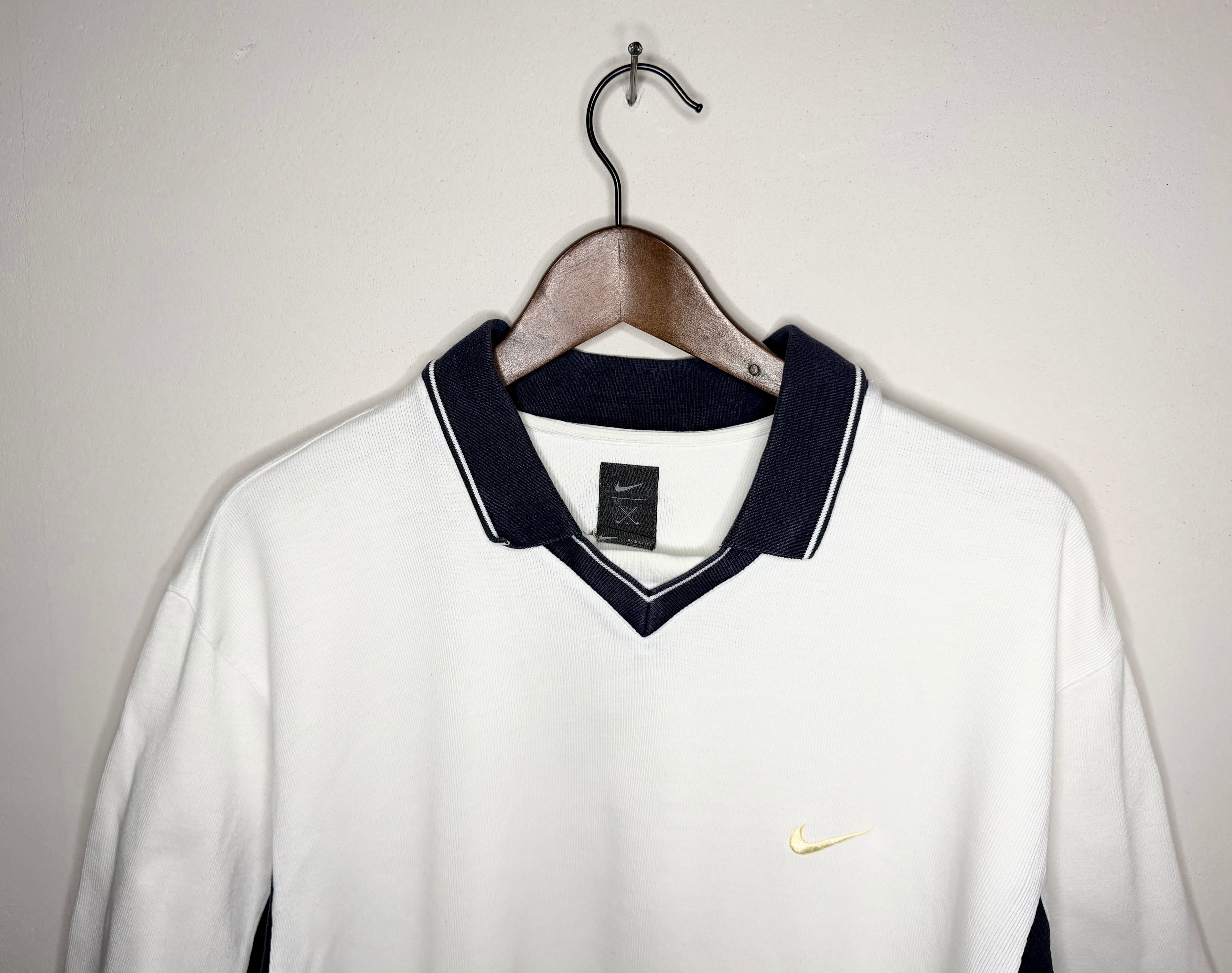 Nike ying yang polo — white/blue (XXL)