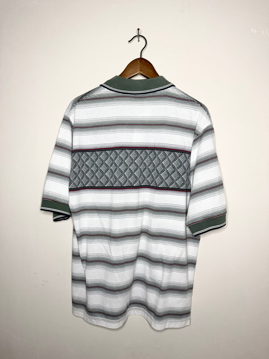 Penguin Grand Slam striped polo (L)