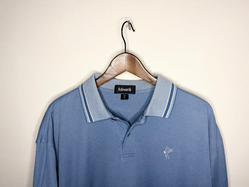 Ashworth light blue polo (L)