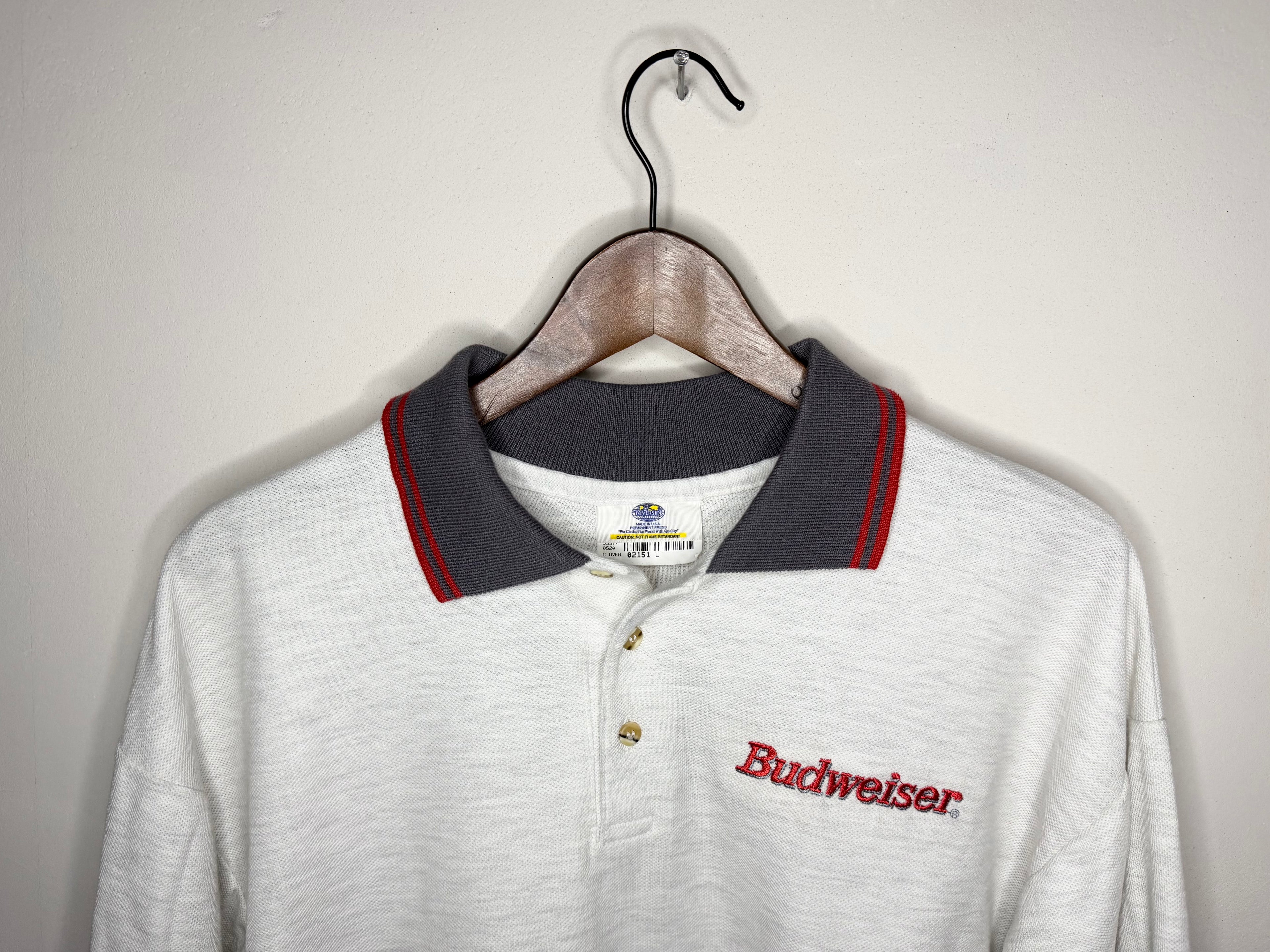 Budweiser polo — grey (XL)