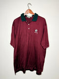 Pebble Beach polo — burgundy (L)