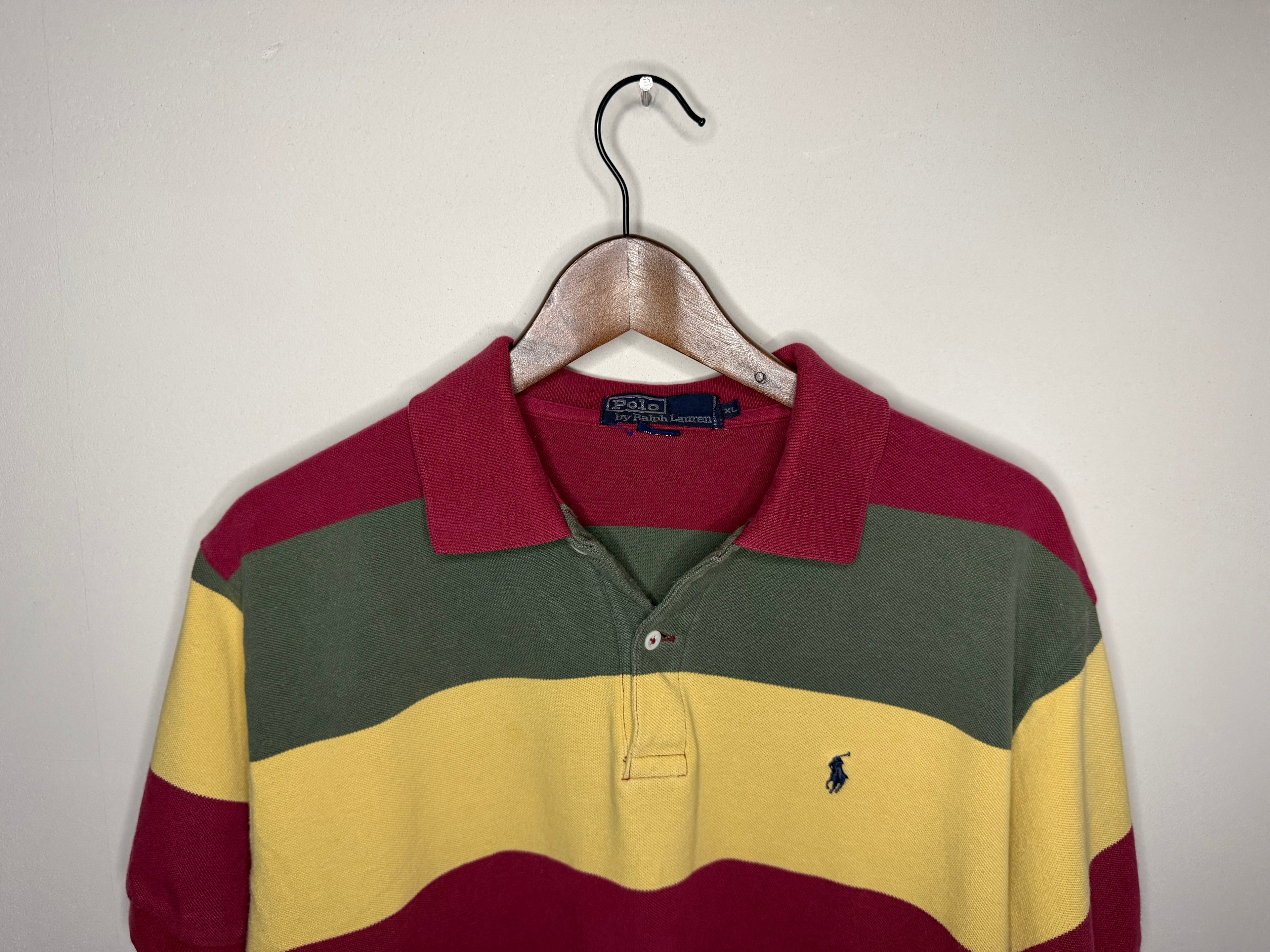 Ralph Lauren colorblock polo (L)