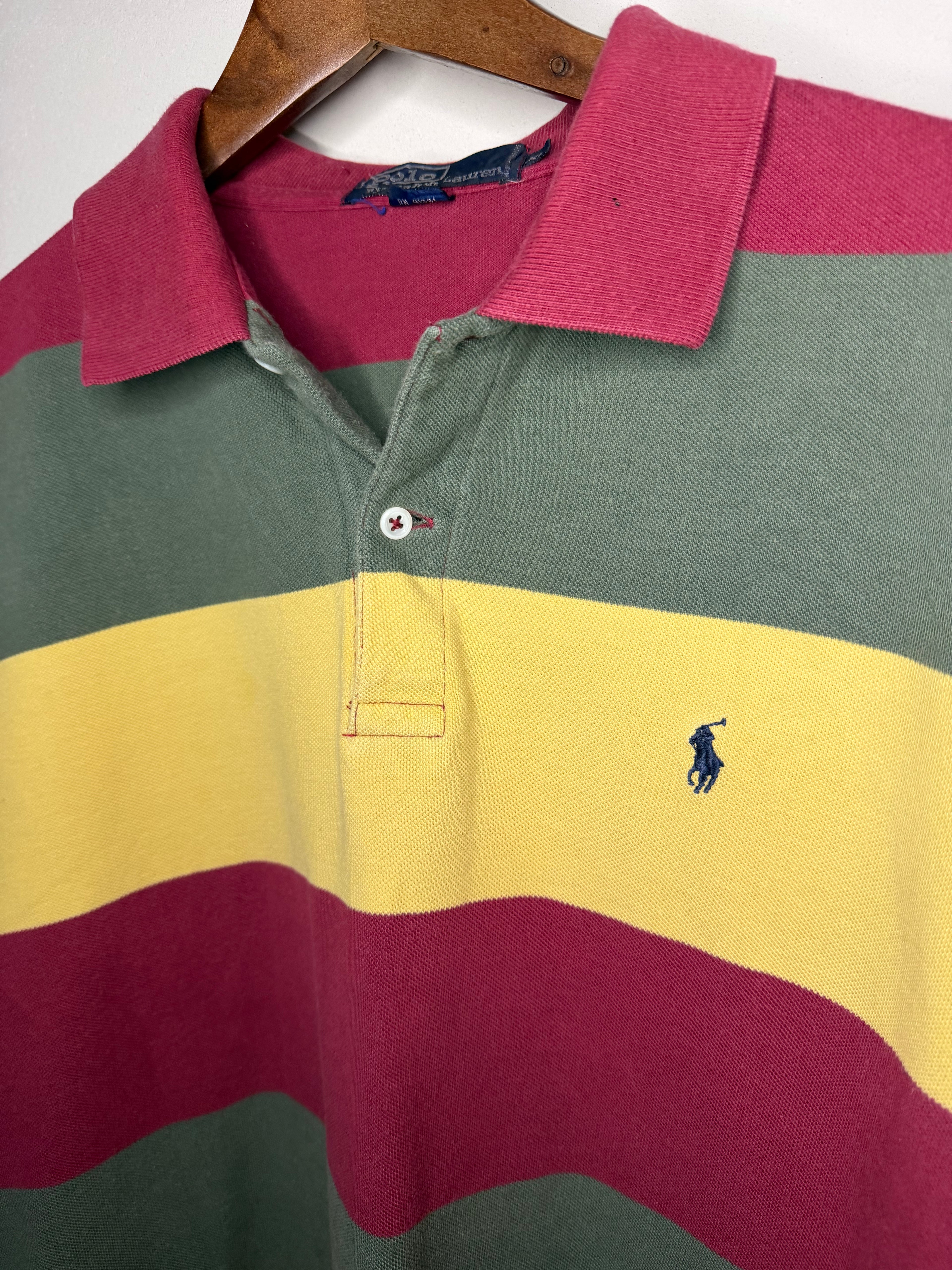 Ralph Lauren colorblock polo (L)