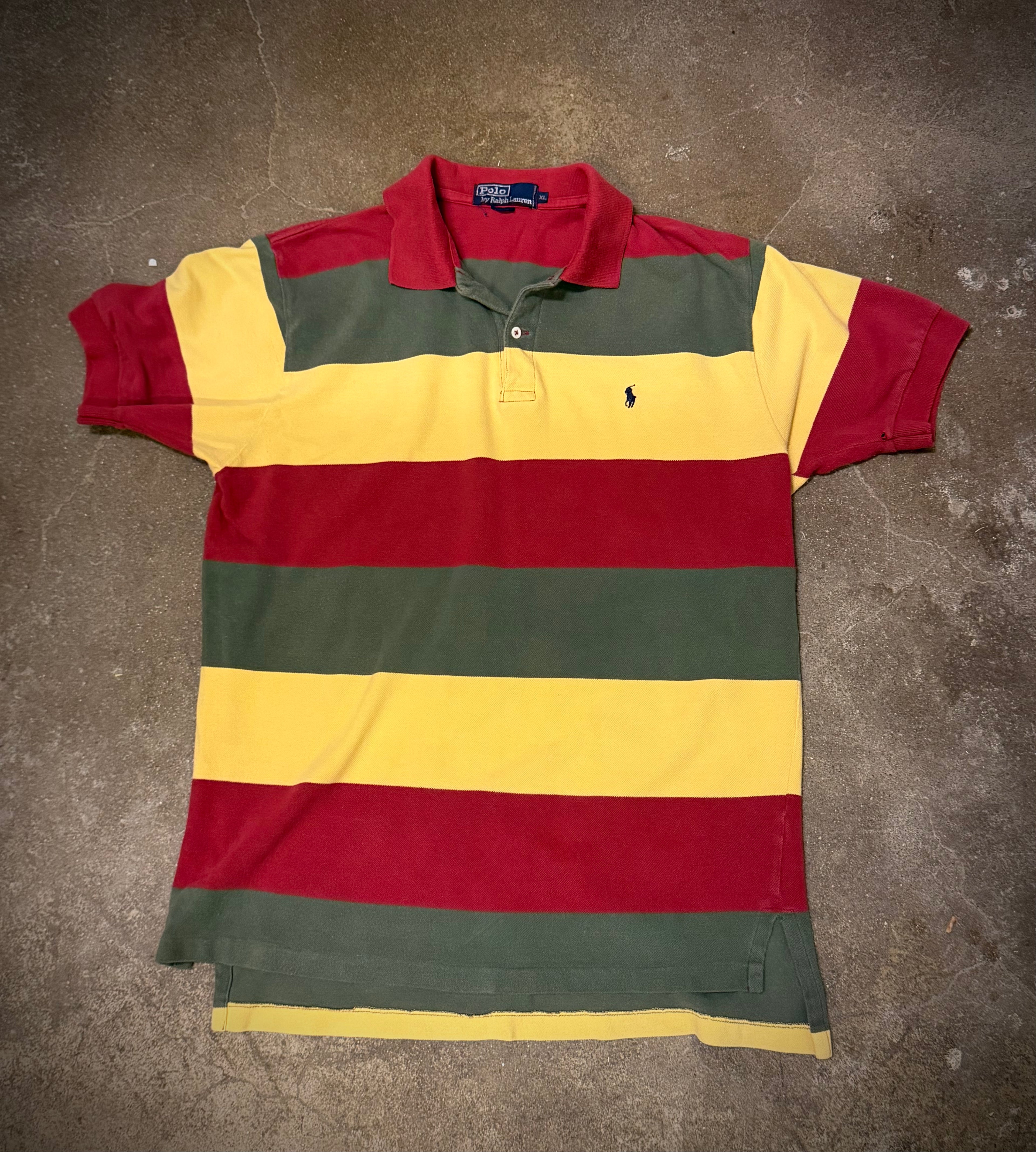 Ralph Lauren colorblock polo (L)