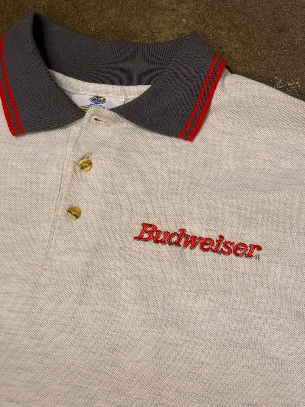 Budweiser polo — grey (XL)