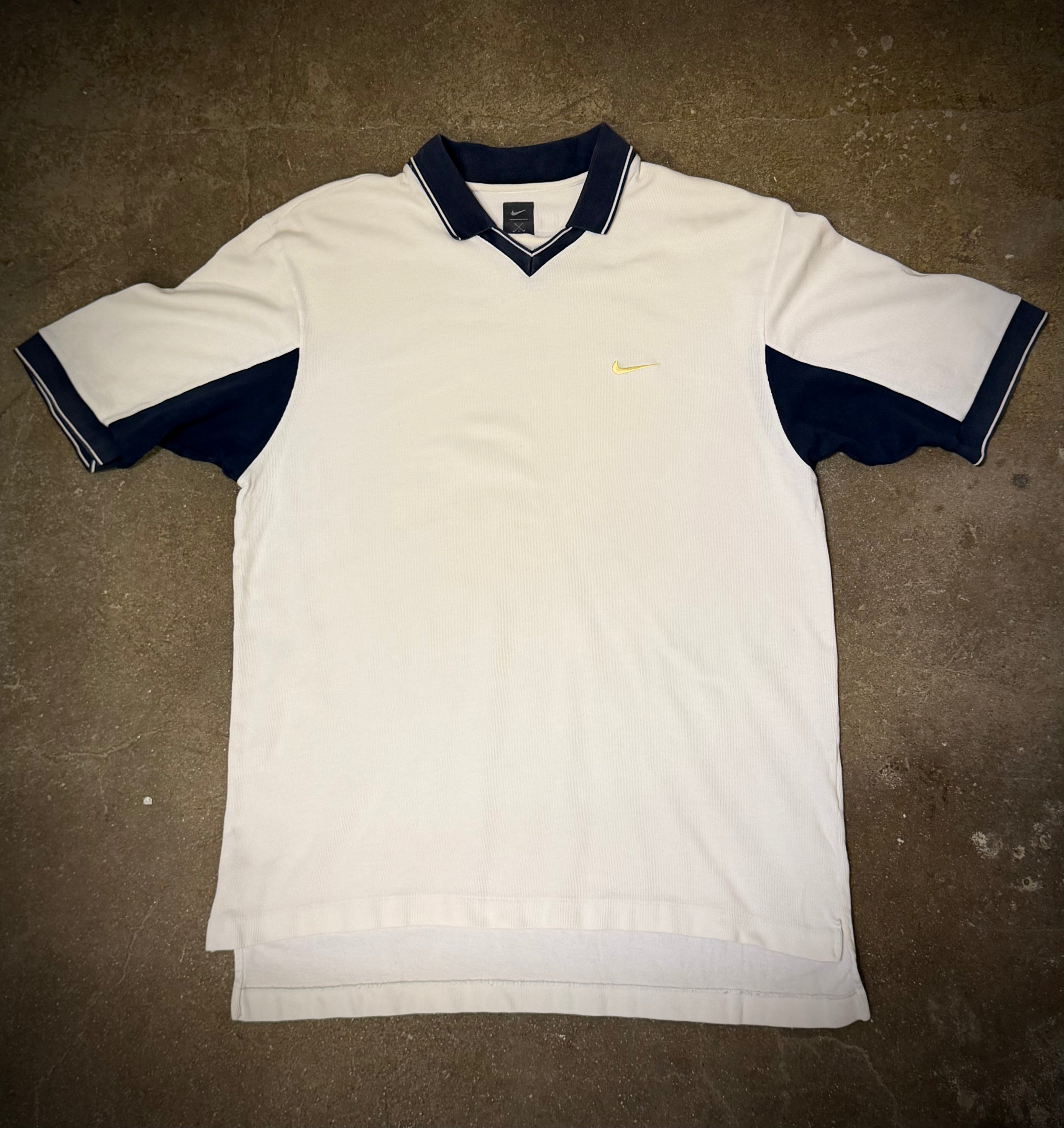 Nike ying yang polo — white/blue (XXL)
