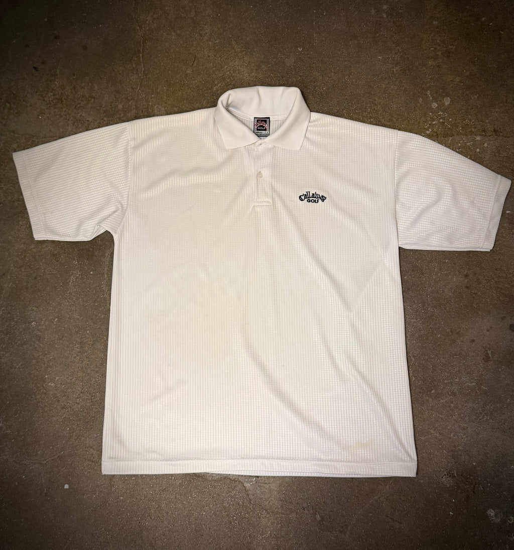 Callaway Golf polo — white (L)