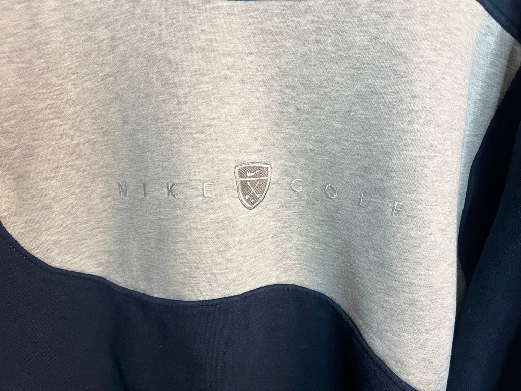 Nike Golf colorblock sweatshirt - Navy/Grey (XXL)