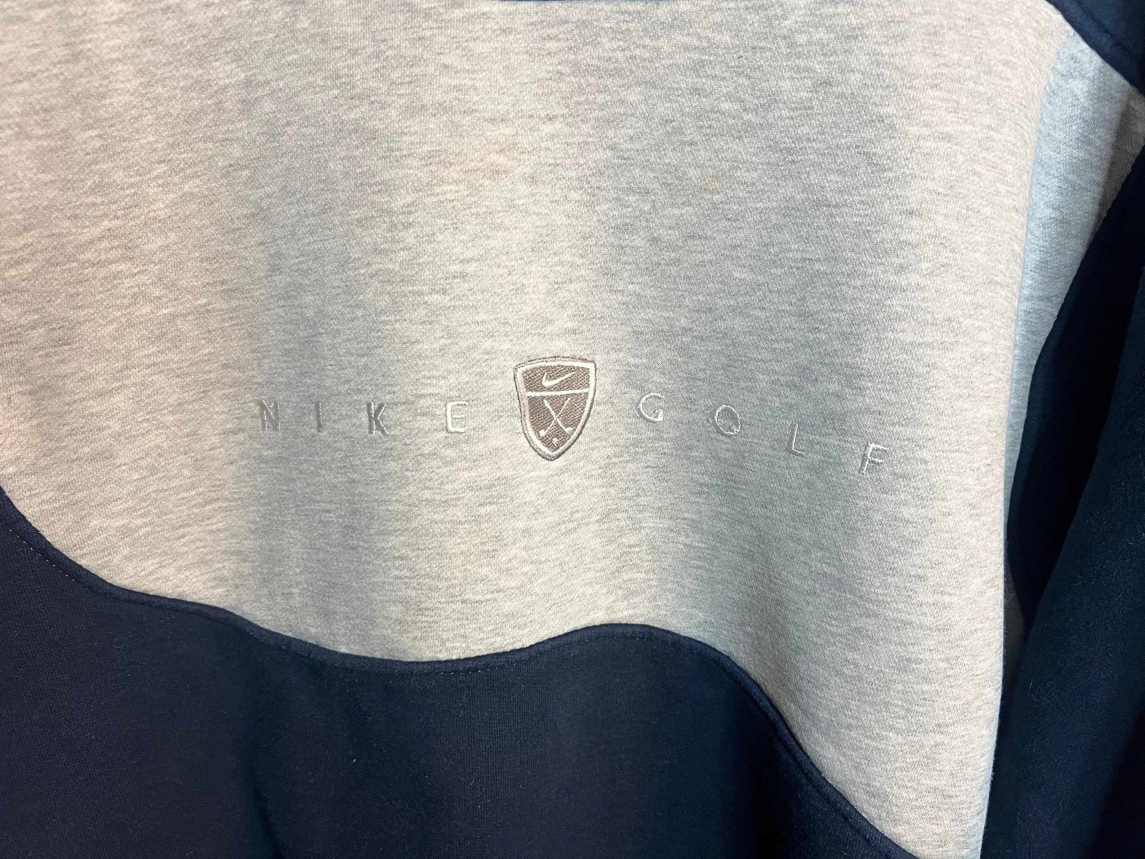 Nike Golf colorblock sweatshirt - Navy/Grey (XXL)