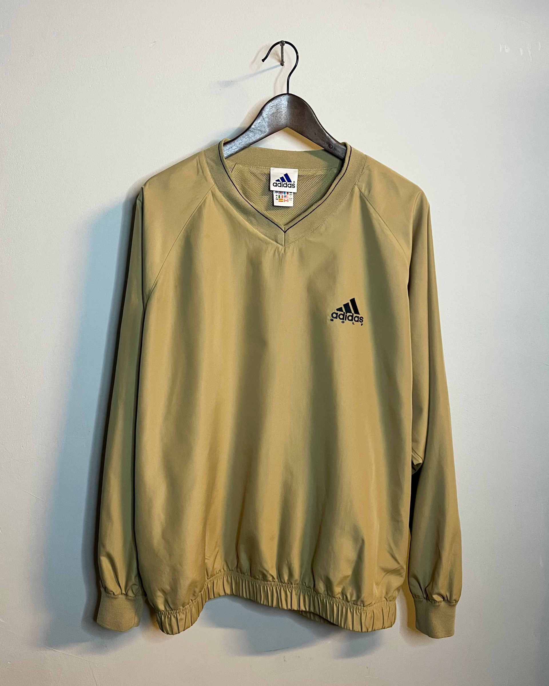 ウィンドブレーカー Sun-wolves Adidas Golf Windbreaker - Mustard (L/XL) – Duff Vintage