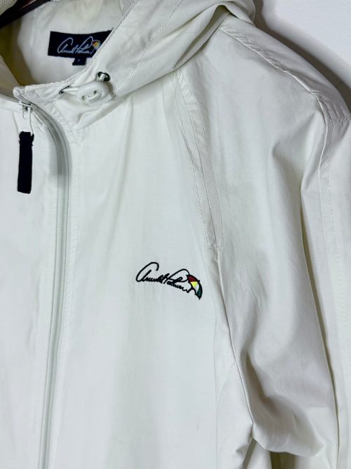 Arnold Palmer hooded jacket — white (S)