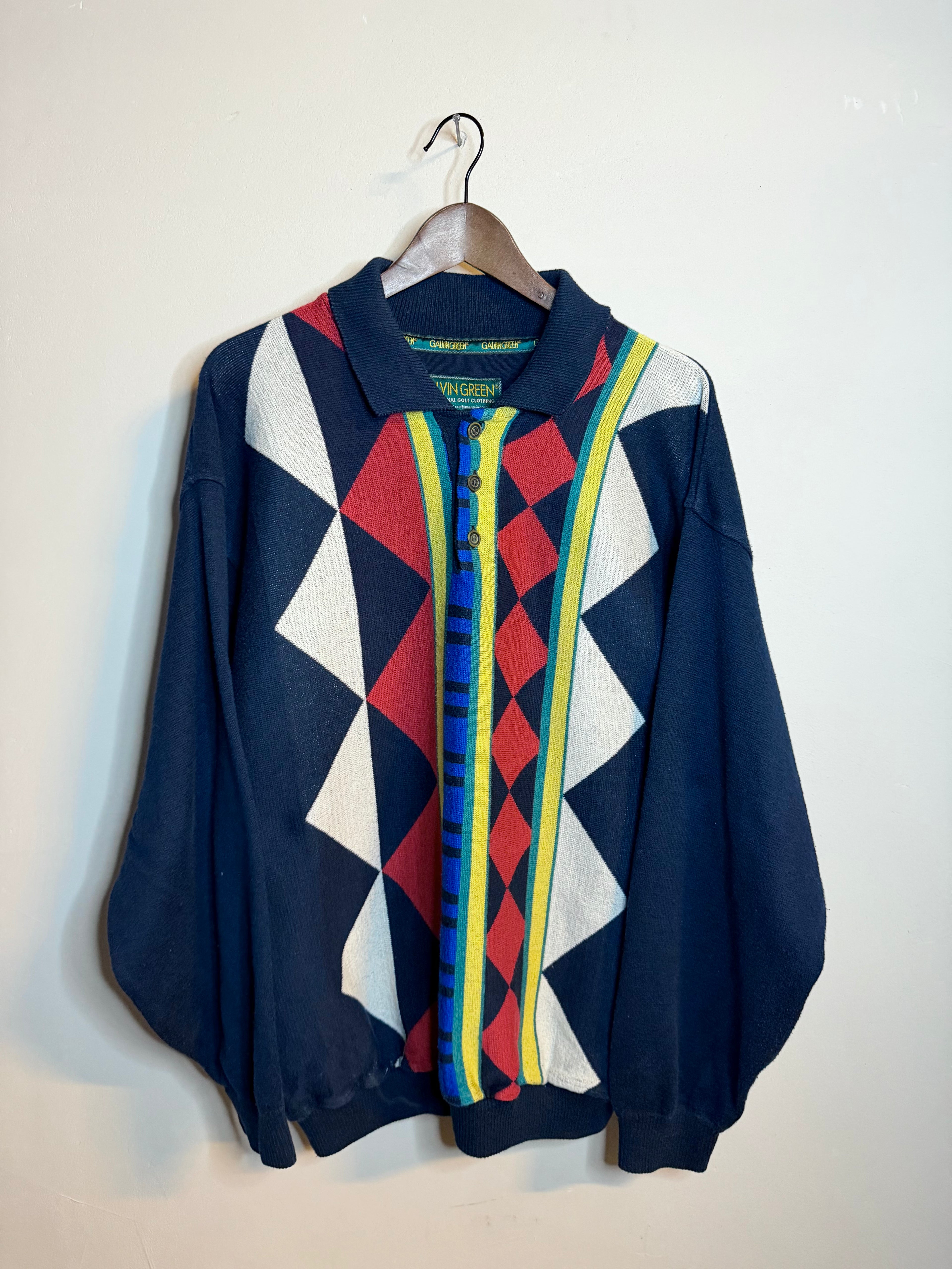 Galvin Green knitted cardigan - (L)