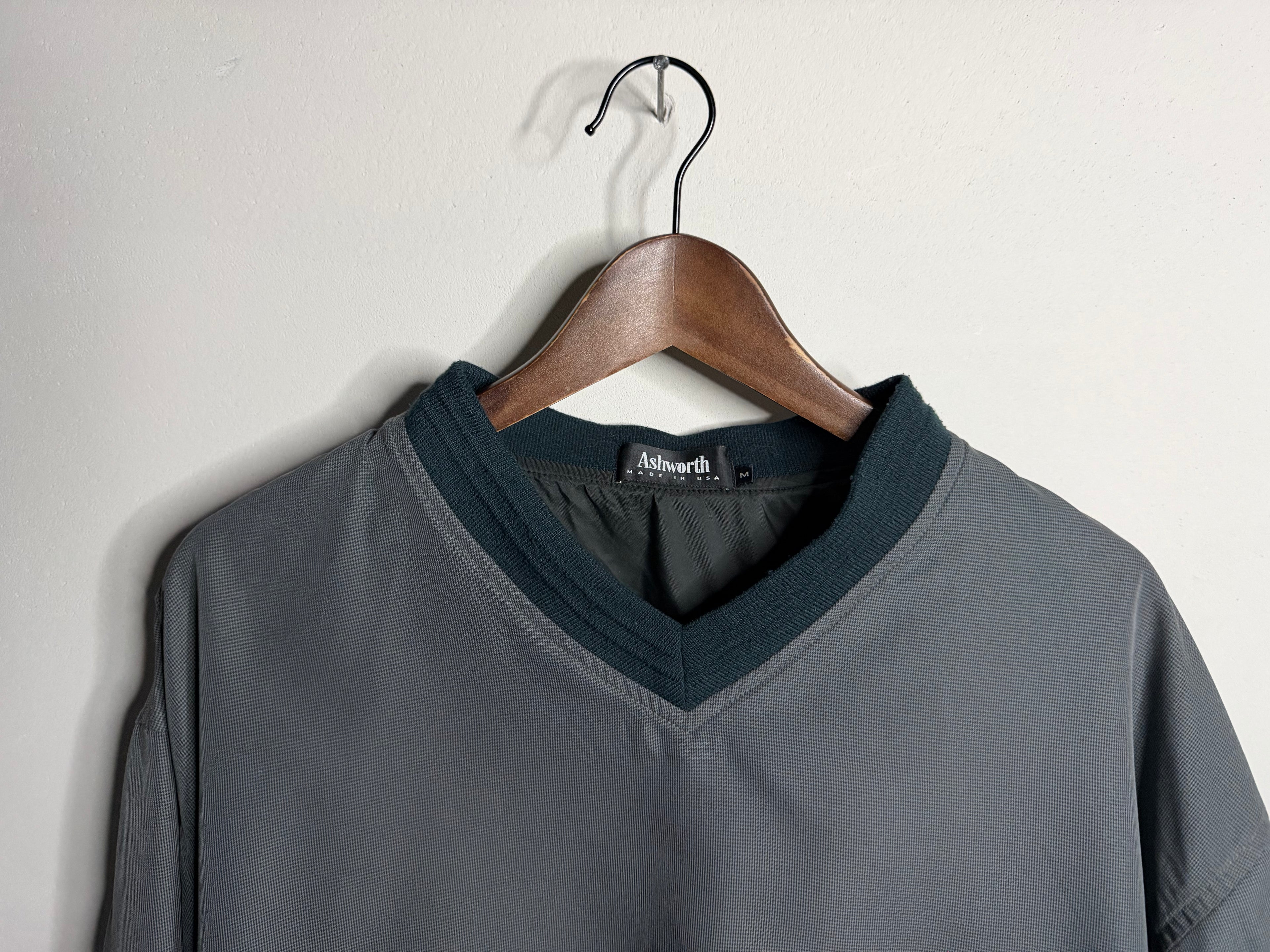 Ashworth grey/green windbreaker (L)