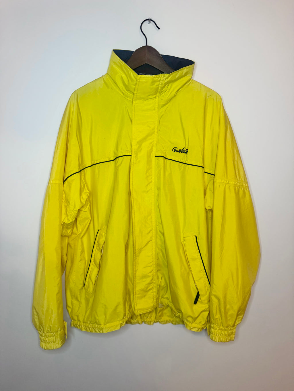 Arnold Palmer rain jacket — yellow (L)