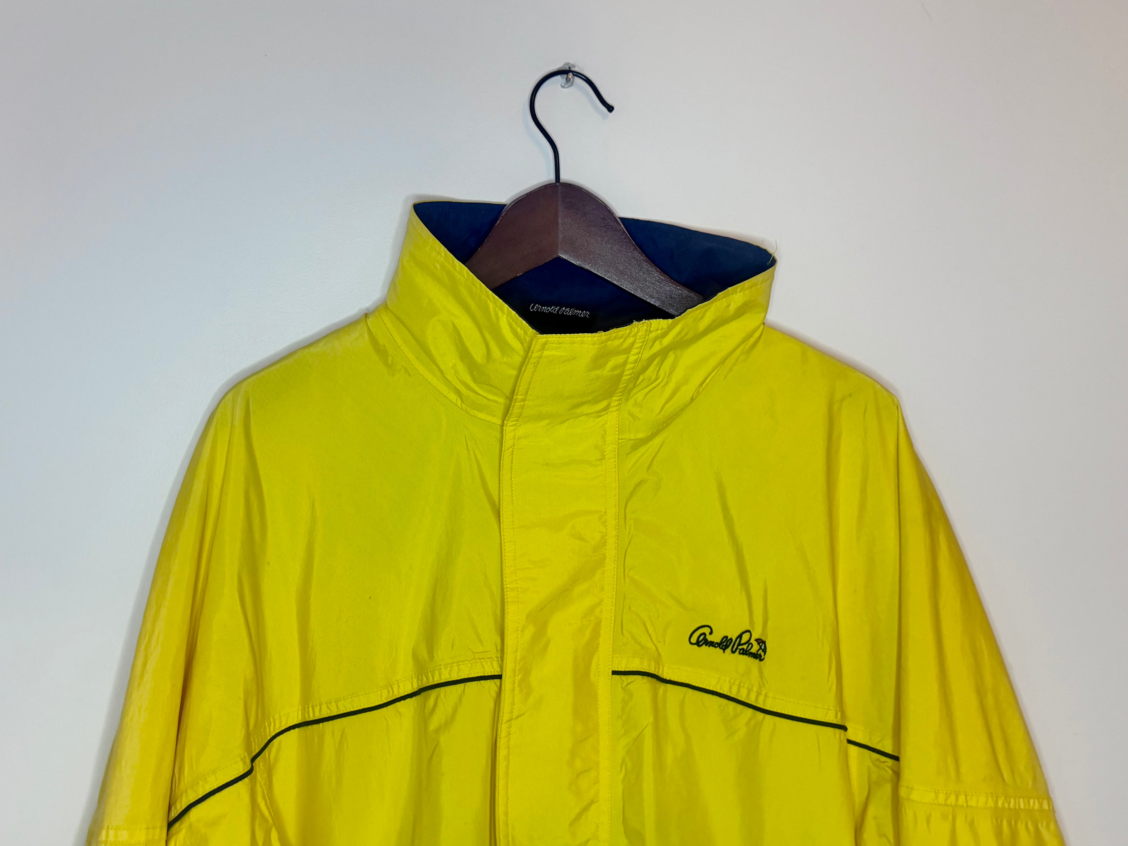 Arnold Palmer rain jacket — yellow (L)
