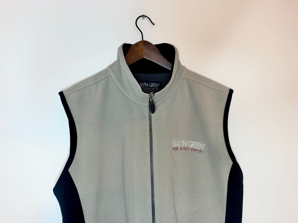 Galvin Green fleece vest — grey (M)