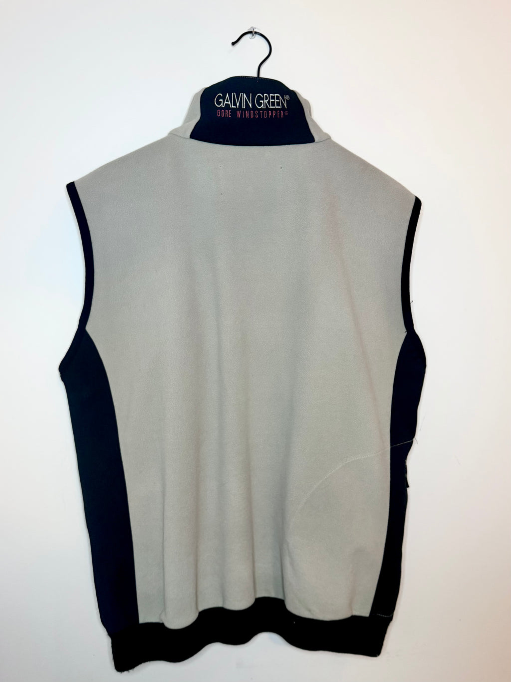 Galvin Green fleece vest — grey (M)