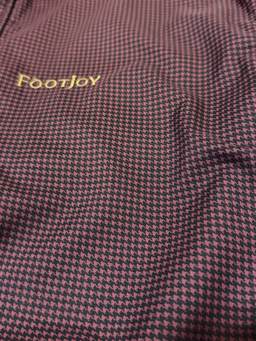 FootJoy DryJoys burgundy houndstooth (S)